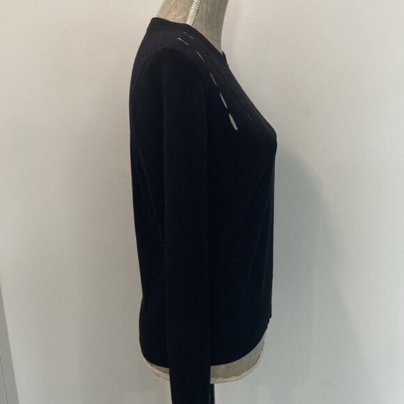 Michael Kors Black Long Sleeve Top - Picture 11 of 13